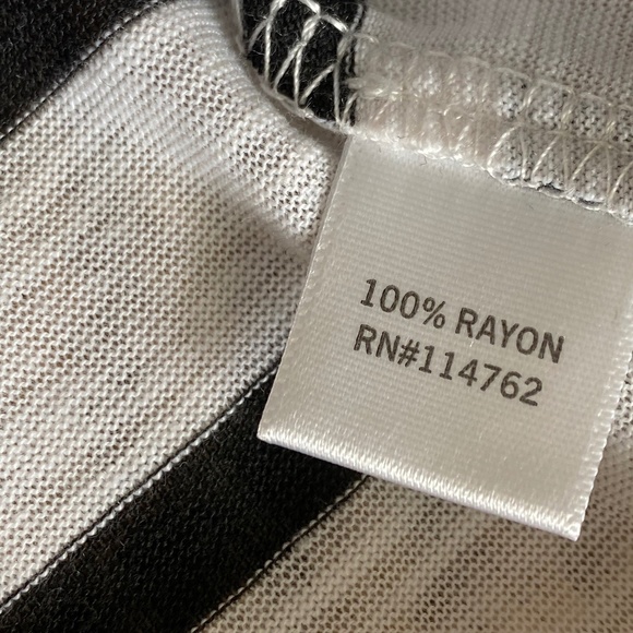 Hive & Honey tank top black white stripe tee Small - Picture 8 of 9